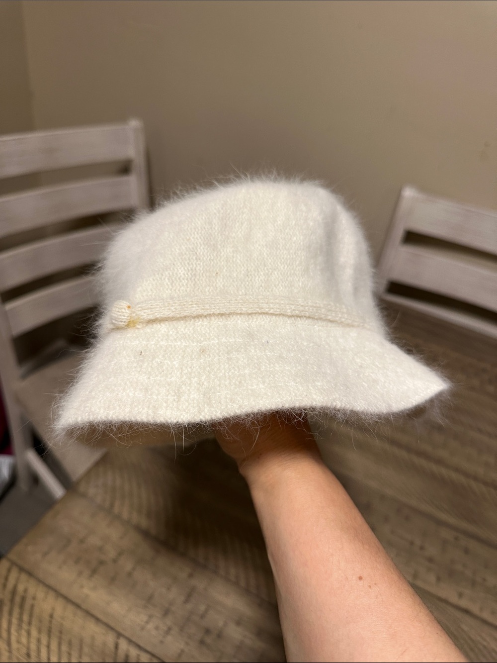 Cozy Cream Fuzzy Bucket Hat